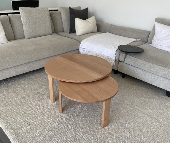 custom-made-tasmanian-oak-nested-coffee-tables-veiw-1 Nested Tasmanian Oak coffee tables in the client living room